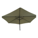 Parasol Gemini olive green Ø3mtr