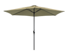 Parasol Gemini olive green Ø3mtr