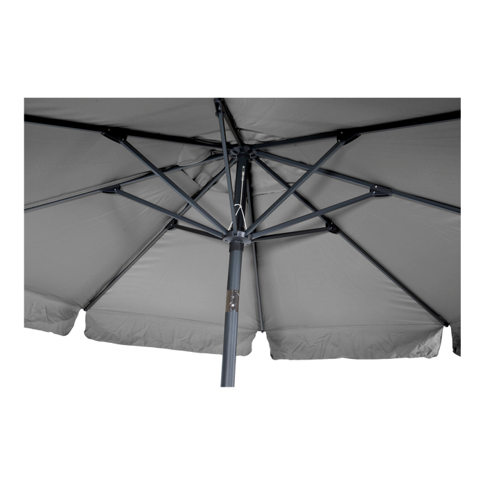 Parasol Libra grijs Ø3mtr