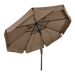 Parasol Libra taupe Ø3mtr