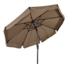 Parasol Libra taupe Ø3mtr