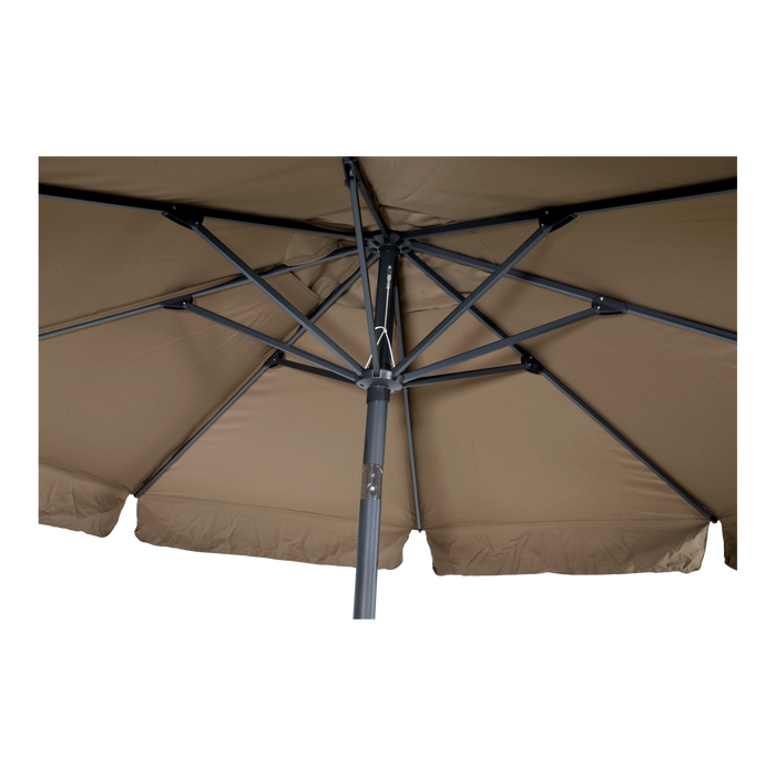 Parasol Libra taupe Ø3mtr