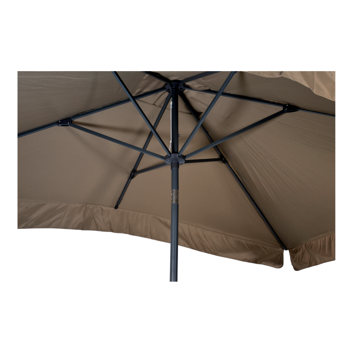 Parasol Libra taupe 2x3mtr