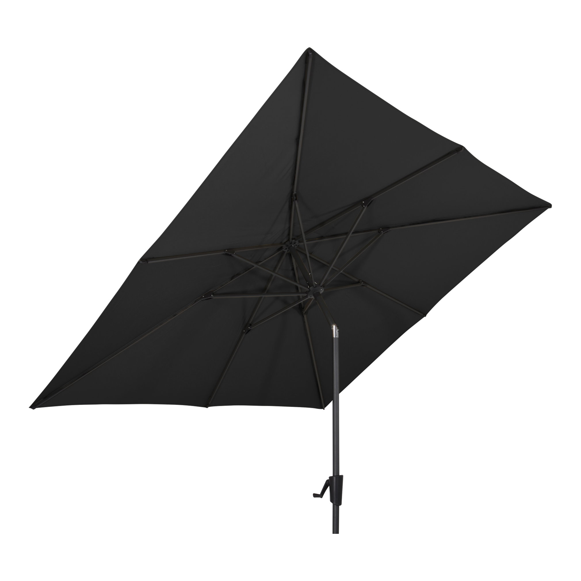 Parasol Libra zwart 2,5x2,5mtr