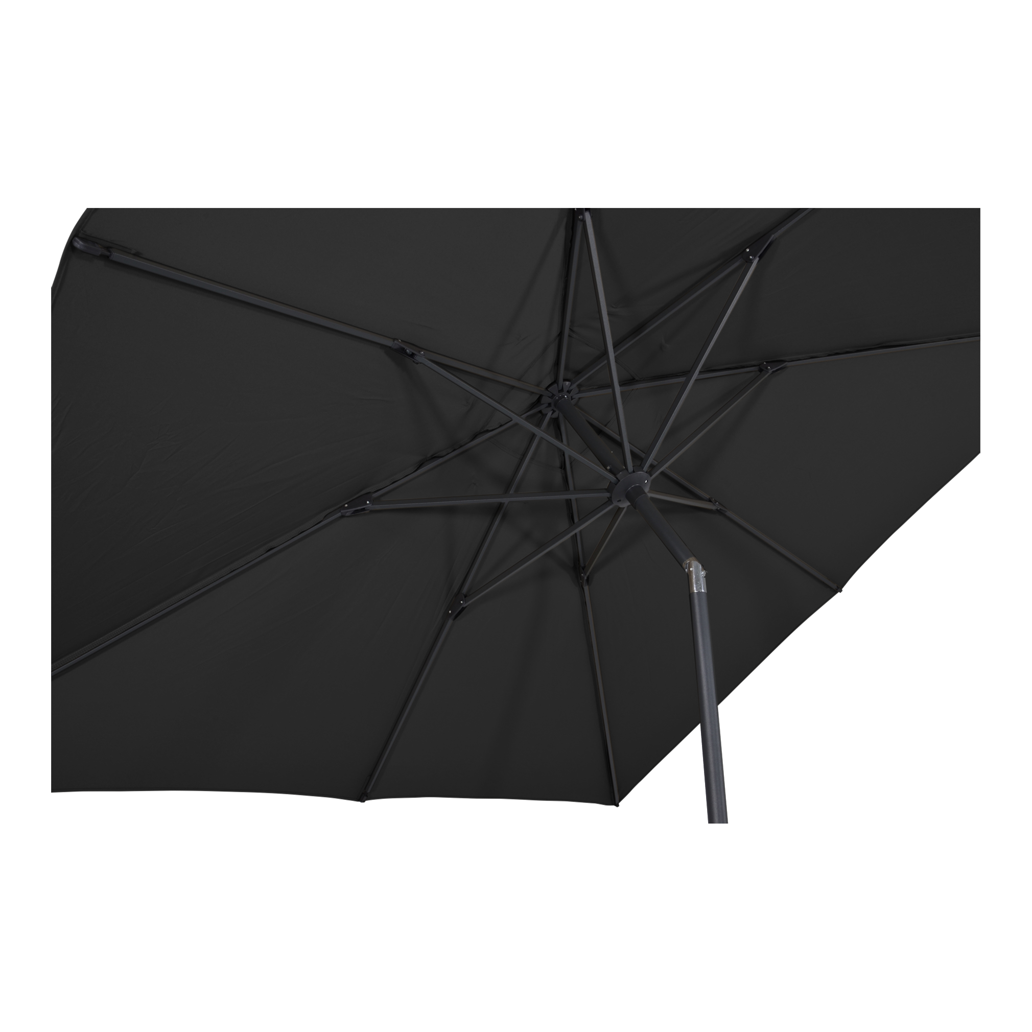 Parasol Libra zwart 2,5x2,5mtr