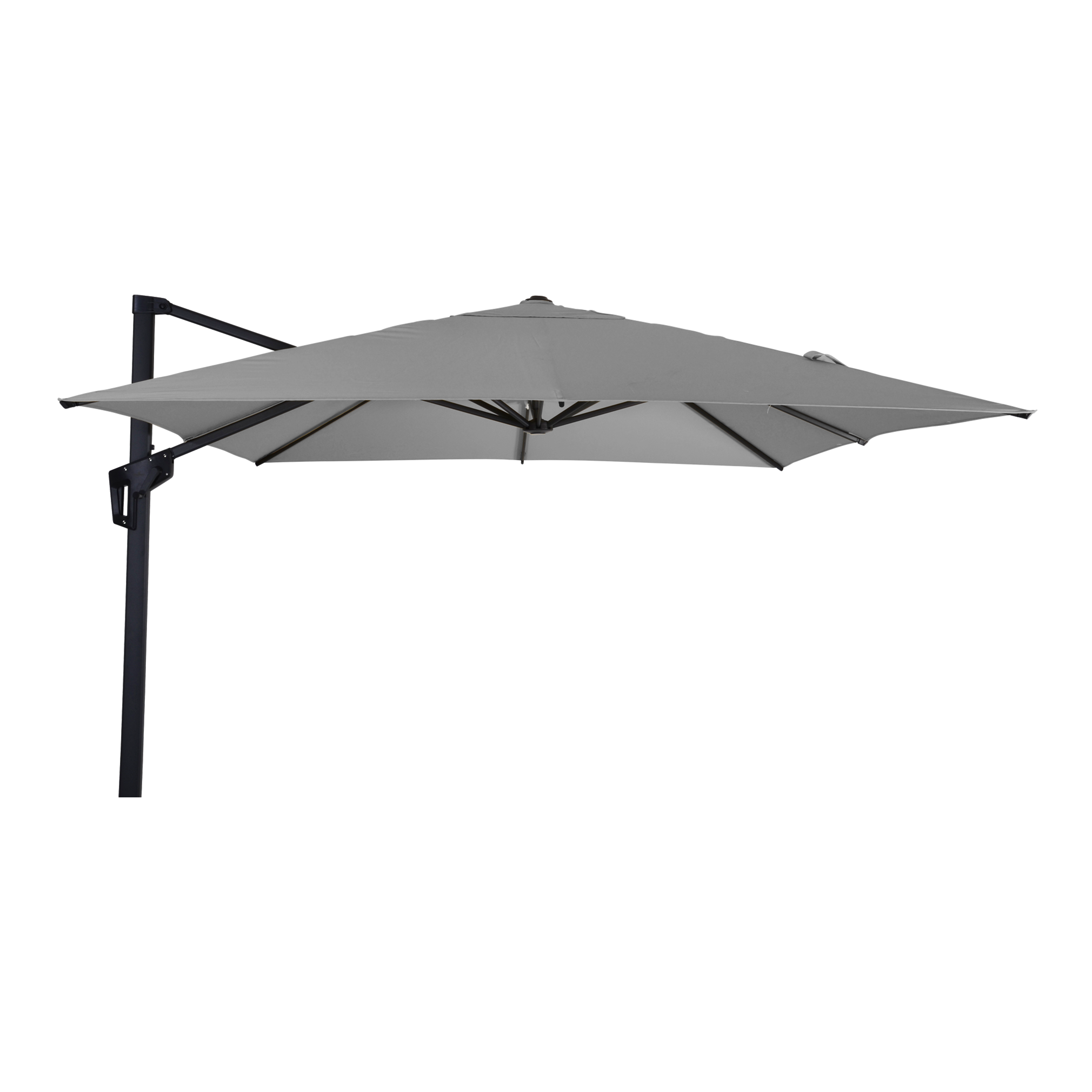 Zweefparasol Libra grijs 2,5x2,5mtr