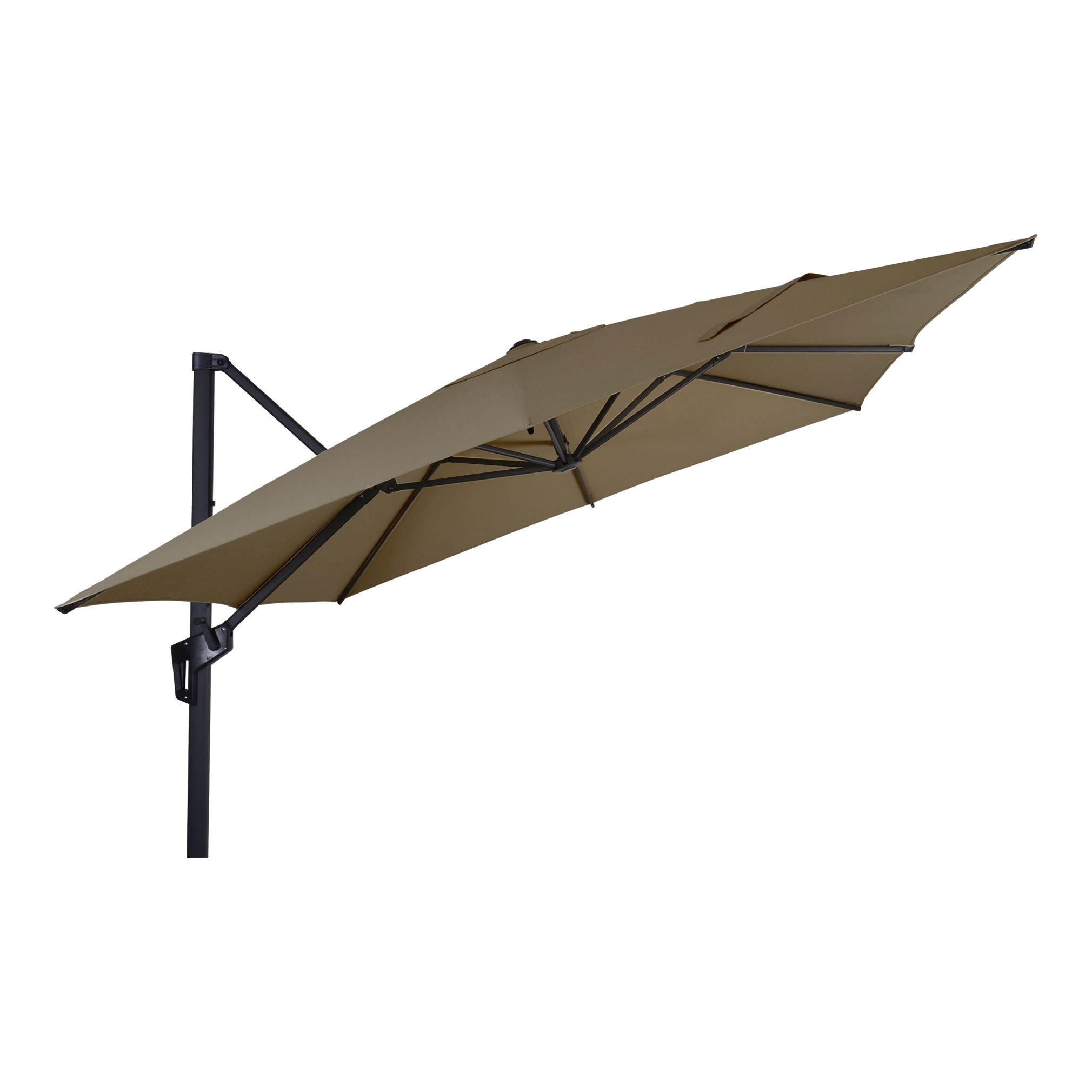 Zweefparasol Libra taupe 2,5x2,5mtr