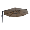 Zweefparasol VirgoFlex taupe Ø3,5mtr