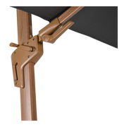 Zweefparasol VirgoFlex houtlook grijs Ø3,5mtr