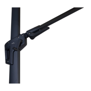 Zweefparasol VirgoFlex grijs 3x3mtr