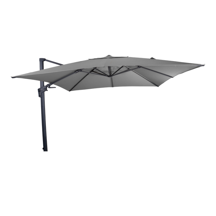 Zweefparasol VirgoFlex grijs 3x3mtr