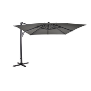 Zweefparasol Taurus grijs 3x3mtr