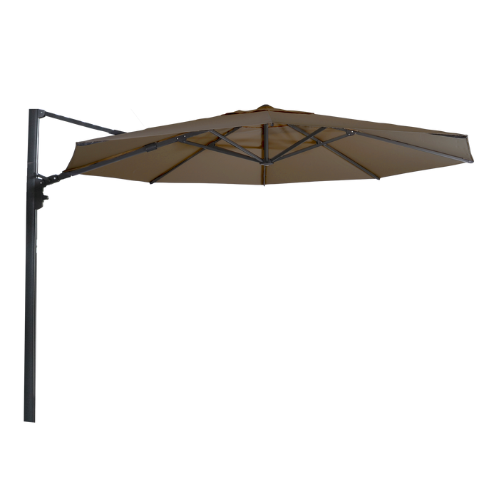 Zweefparasol Virgo Up taupe Ø3,5mtr