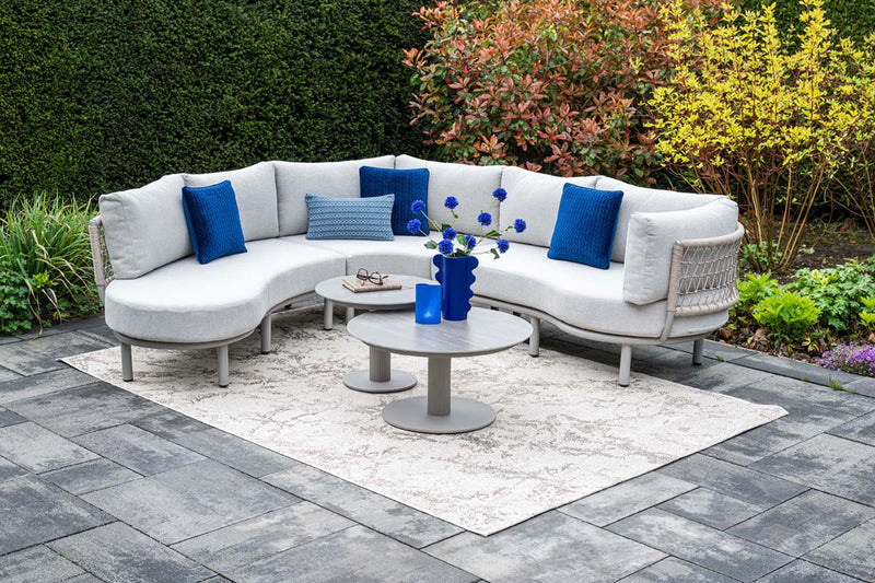 Lounge-Dining set Matera | Rope sand