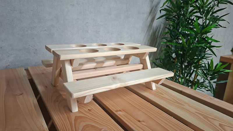 Picknicktafel Flessenhouder