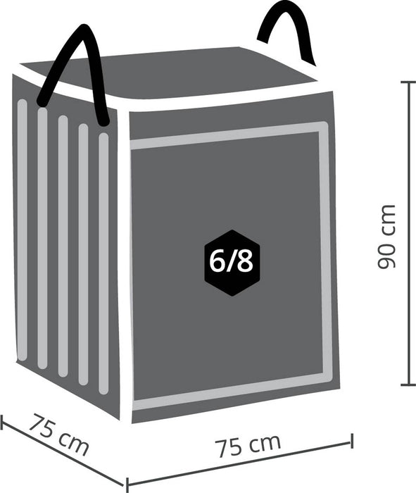 Housse de protection pour coussins de salon 75x75x90cm