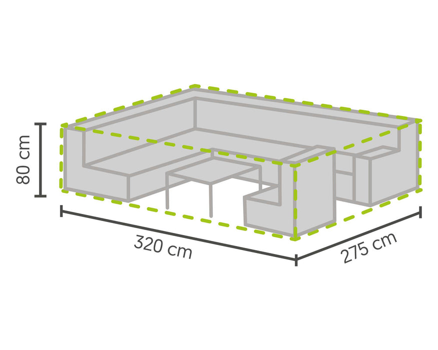 Housse de protection pour salons extra large 320x275x80cm