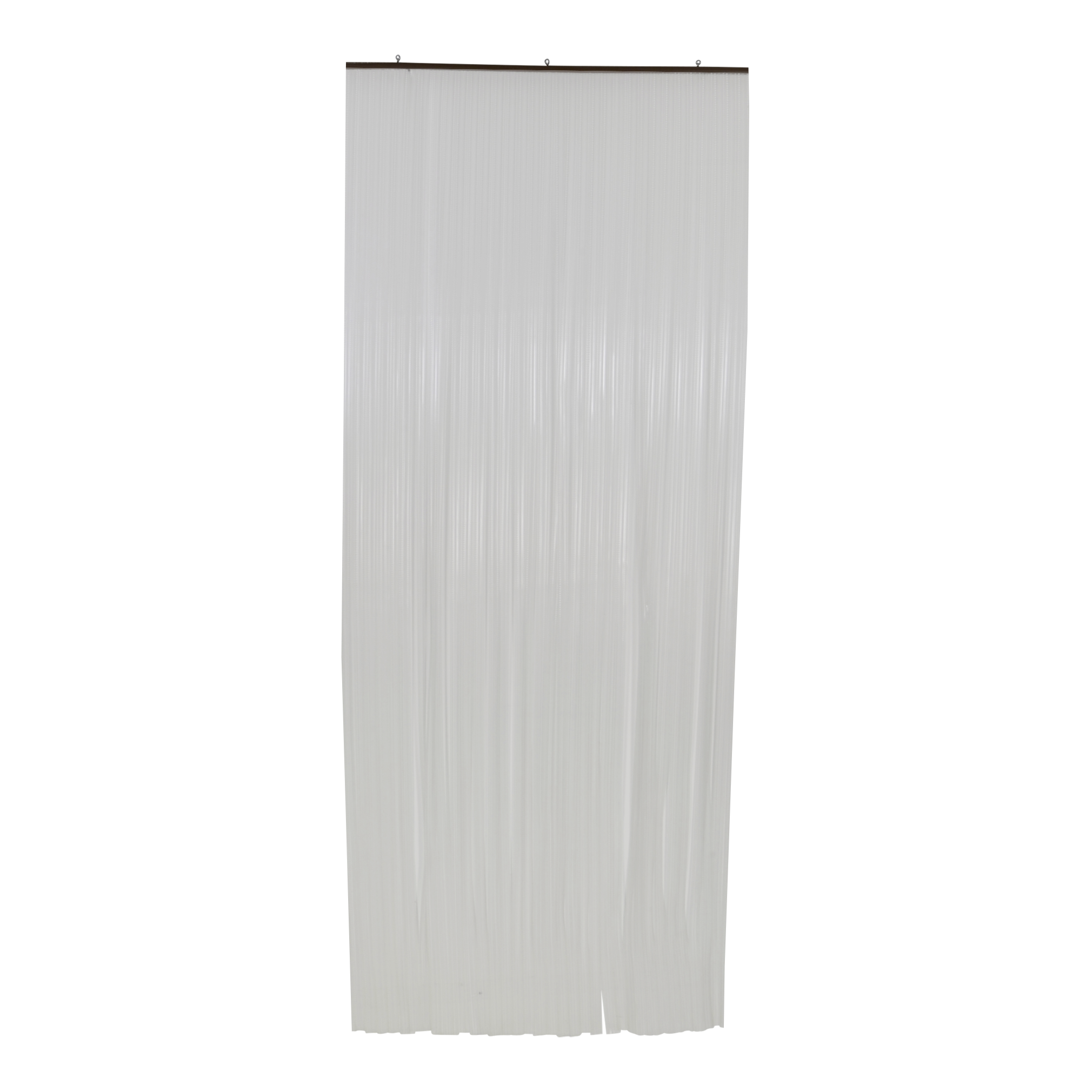 Deurgordijn PVC Tris wit 90x220cm, 32s