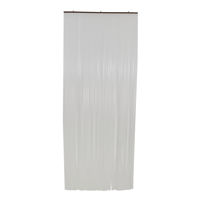 Deurgordijn PVC Tris wit 90x220cm, 32s