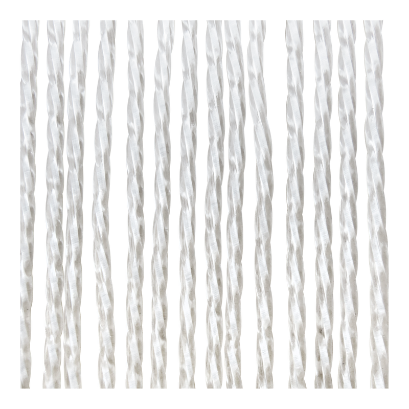 Deurgordijn PVC Twist wit 90x220cm, 120s