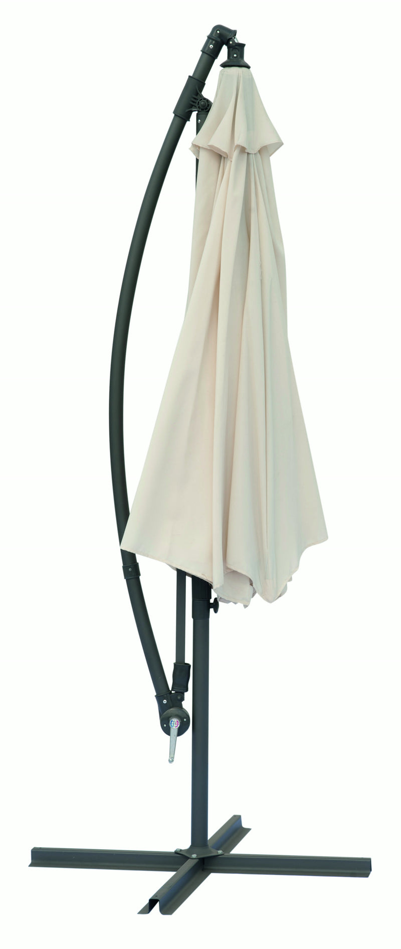 Menorca umbrella ecru Ø300 cm incl. cross base