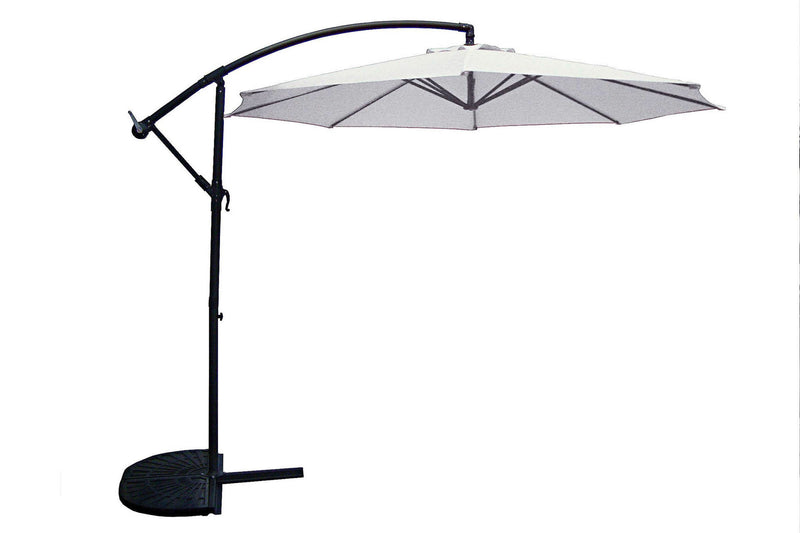 Menorca umbrella ecru Ø300 cm incl. cross base