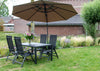 Zweefparasol Libra taupe Ø3mtr