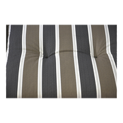 Tuinkussen deckchair streep grijs/bruin