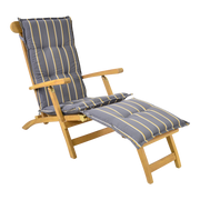Tuinkussen deckchair streep antraciet