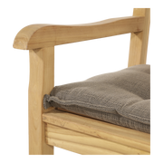 Bankkussen taupe 150cm, 6cm dik