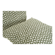 Sierkussen groen/beige 40x40cm