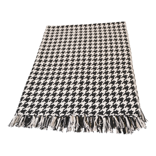 Plaid Pied-de-poule, 125x150cm