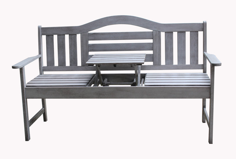 Nevada Bench Grey 150cm