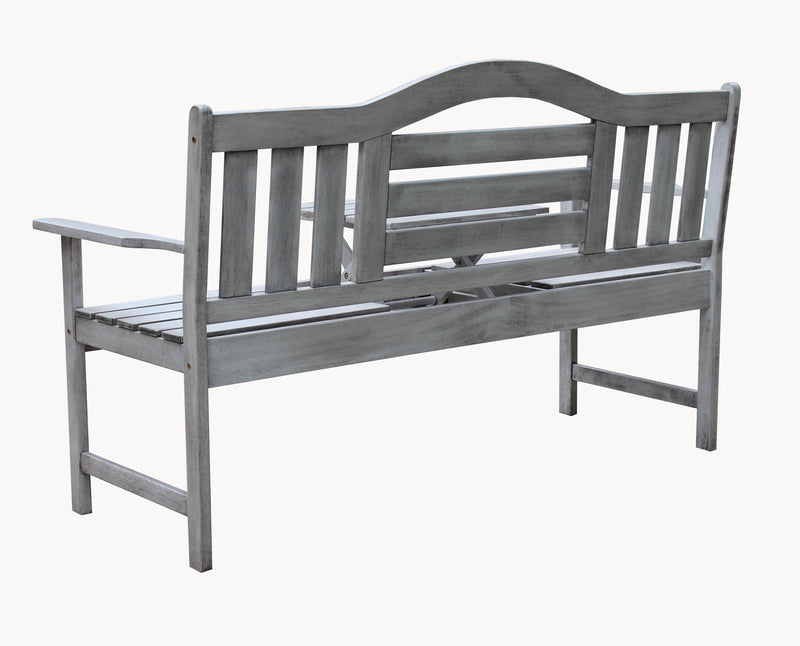 Nevada Bench Grey 150cm