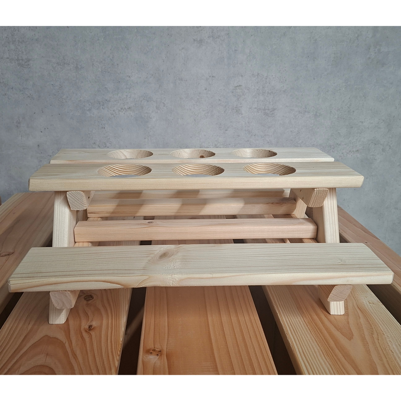 Picknicktafel Flessenhouder