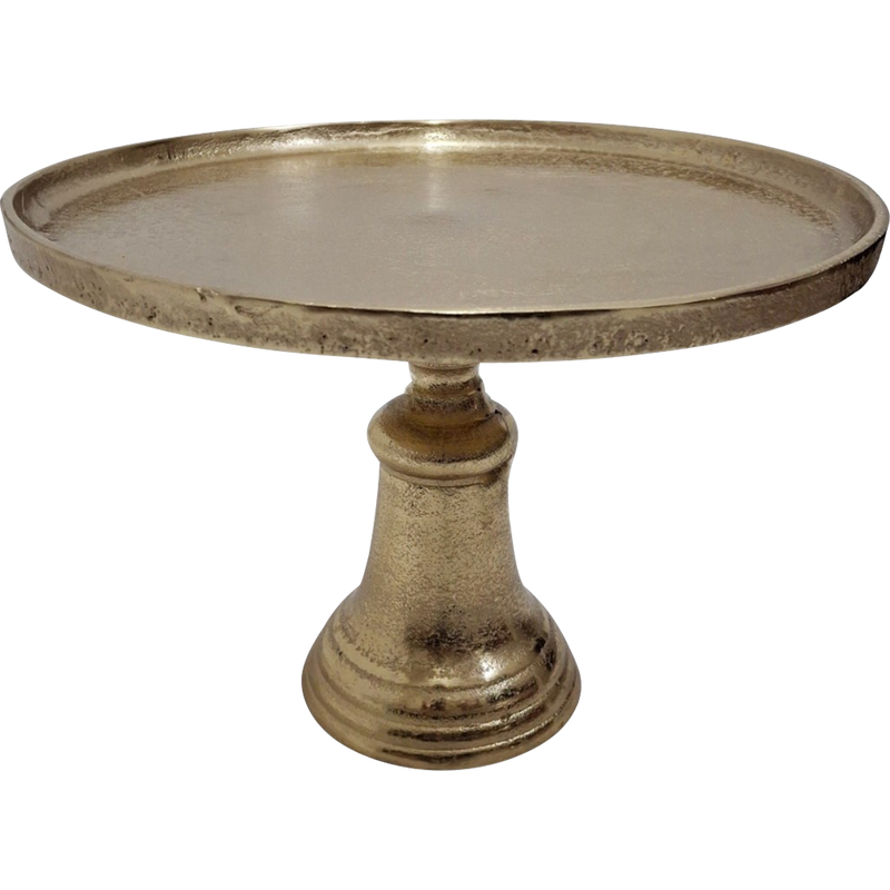 Plateau Brush goud Ø36x25cm