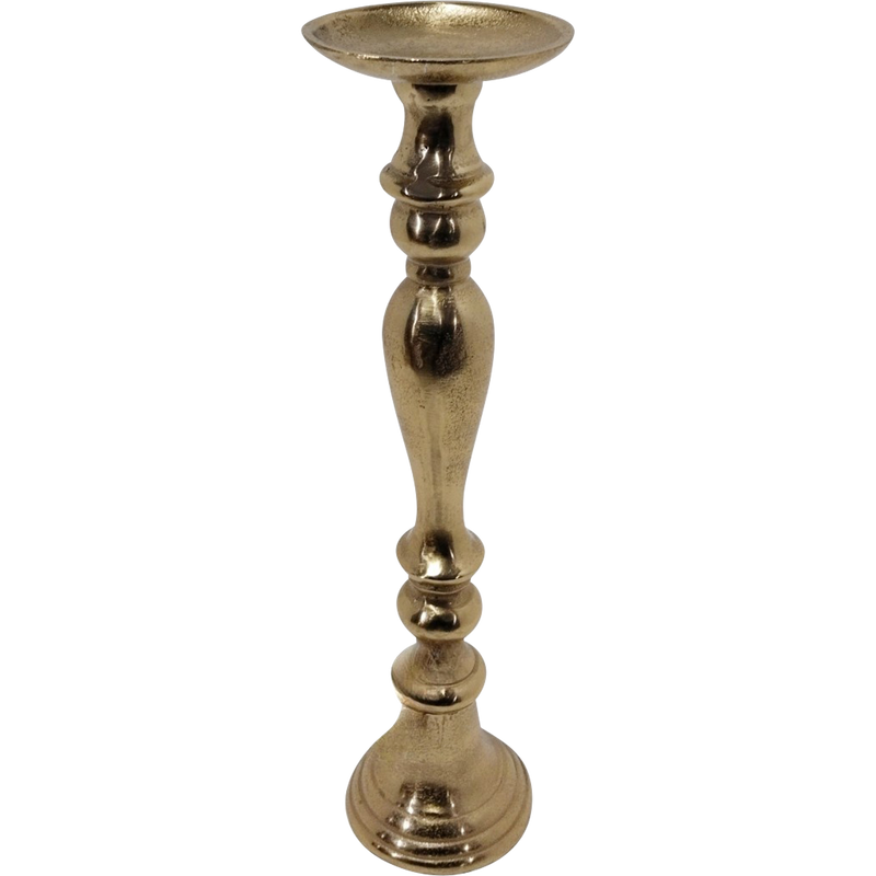 Kandelaar Brush goud 52cm
