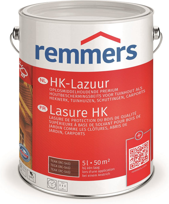 HK-Stain Lasure pour bois 3 en 1 couleur teck