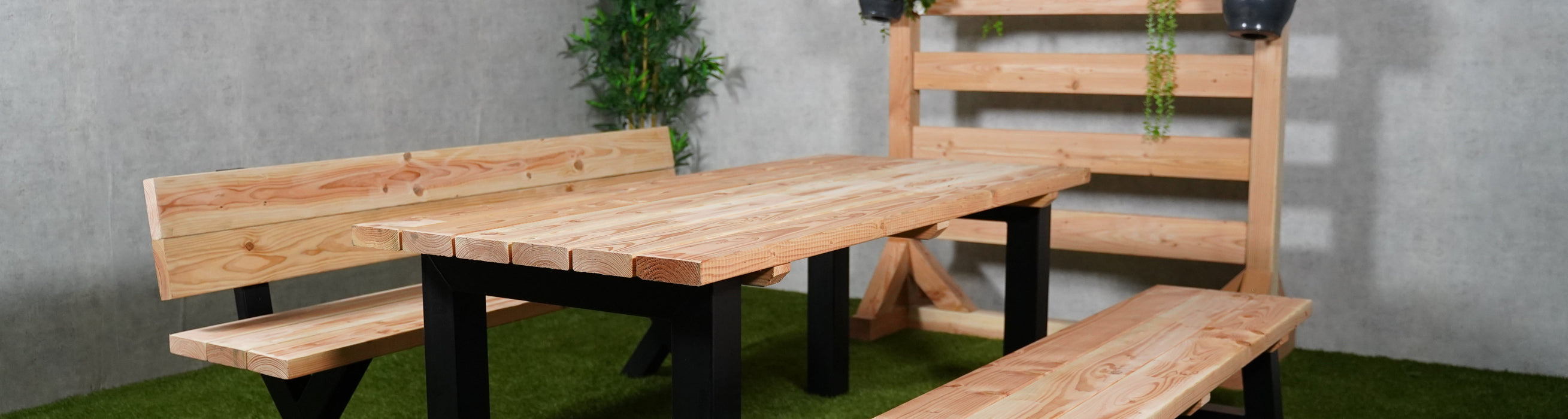 Tuinbank Serena | Douglas/staal | Meerdere maten