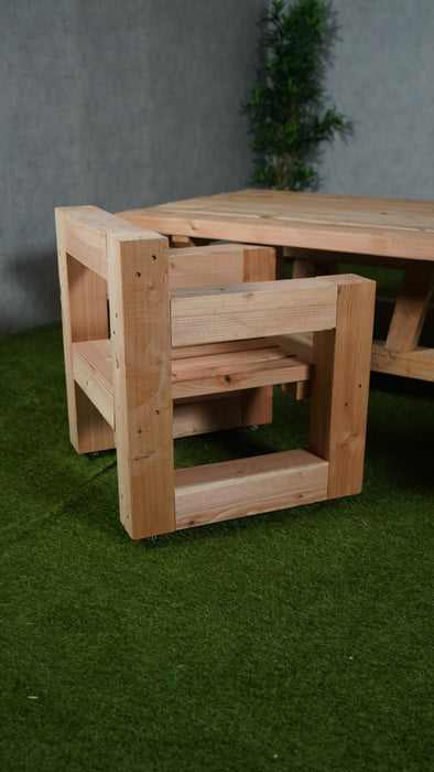 Tuinstoel Colosso | Douglashout | Massieve stoel