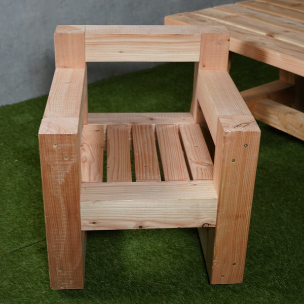 Tuinstoel Colosso | Douglashout | Massieve stoel