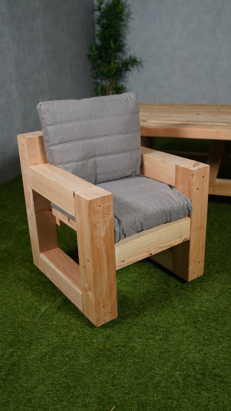 Tuinstoel Colosso | Douglashout | Massieve stoel