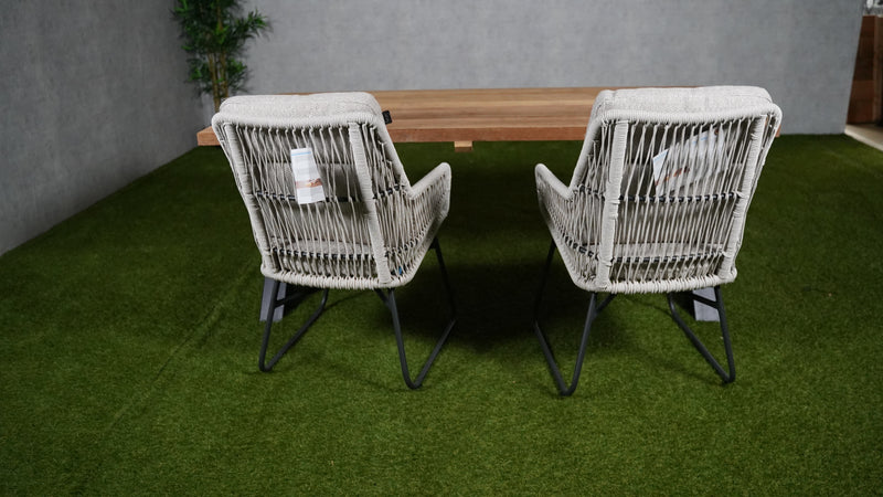 Tuintafel Iroko | Iroko hardhout | X-poot | Meerdere maten