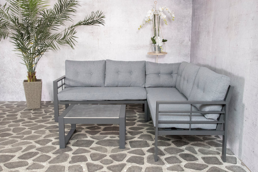 Lounge-Set Elba | Grau | 5 Personen