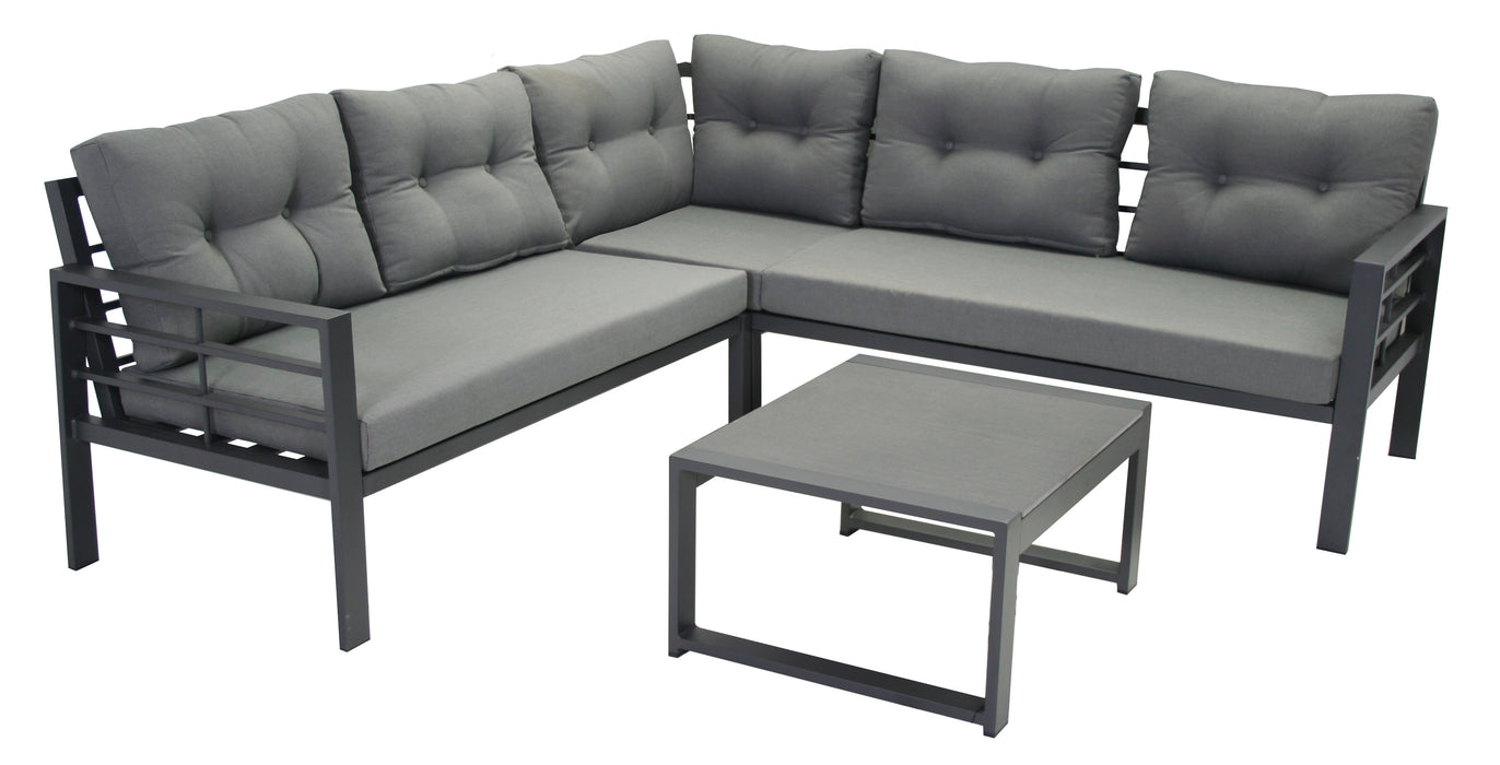 Lounge-Set Elba | Grau | 5 Personen