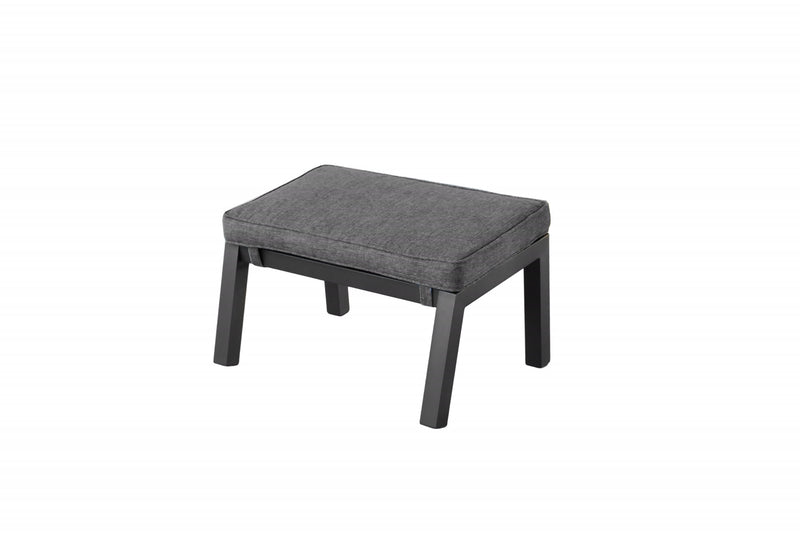 Milano Fußhocker grau