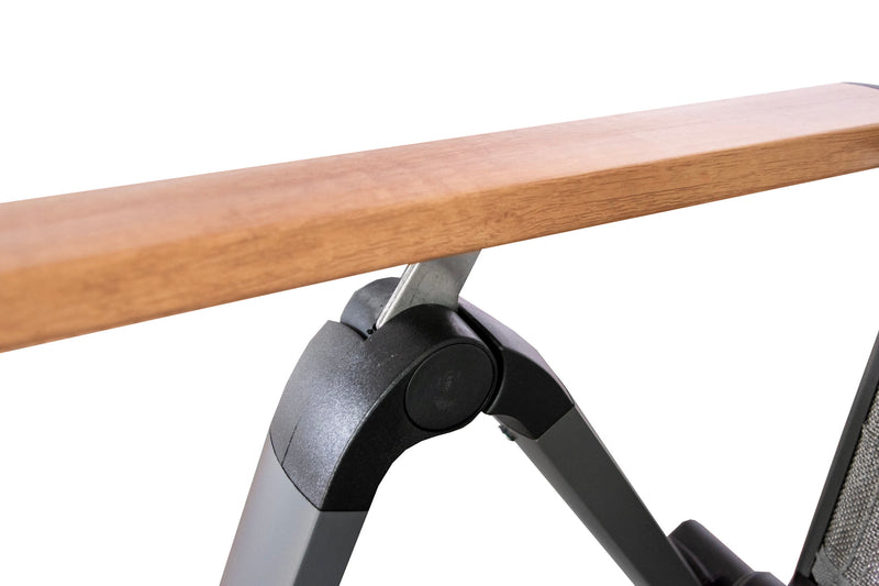 Genua folding chair wood look