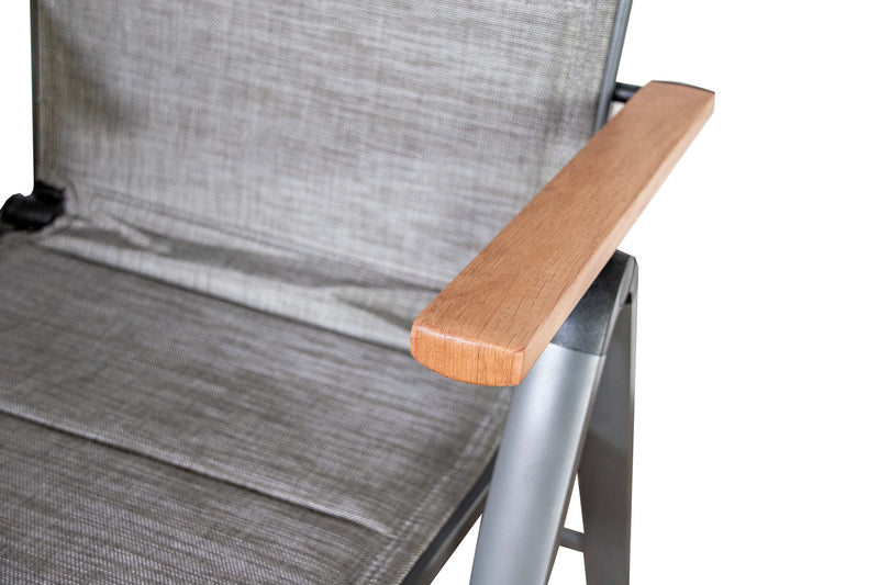 Genua folding chair wood look
