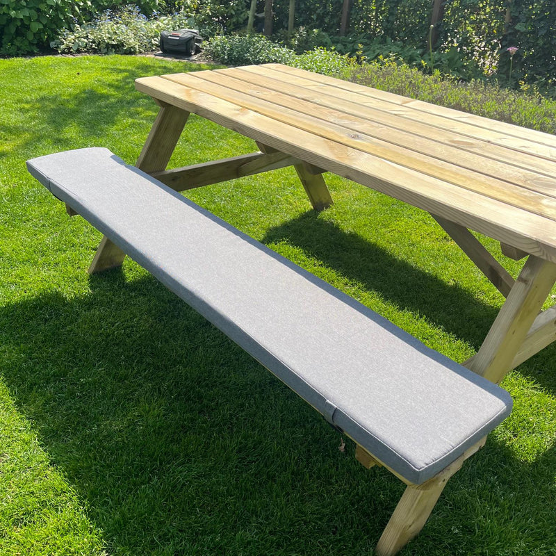 Set Tuinkussens - 180cm - Picknicktafel 180