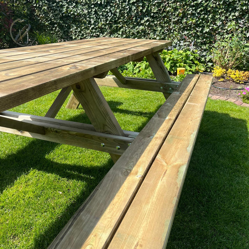 Picknicktafel DeLuxe | Geïmpregneerd | 300 cm